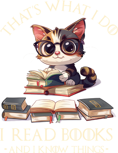 Funny ThatS What I Do I Read Books And I Know Things Gift Hat