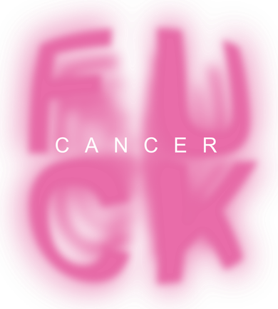 Fuck Cancer Logo Doggie Tank