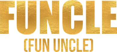Limited Edition FUNCLE Fun Uncle Gold Print Kids Long Sleeve Shirt