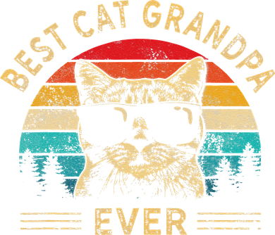 Funny Vintage Best Cat Grandpa Ever Funny Fathers Day Tumbler