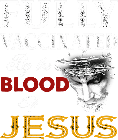Fully Vaccinated By The Blood Of Jesus Cute Gift Coaster