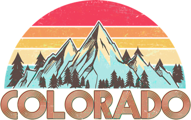 Funny Vintage Colorado Classic Logo Kids T-Shirt