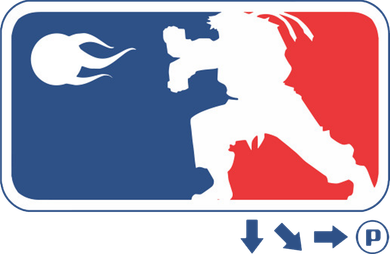 Fighters Video Game League Player Logo Polo