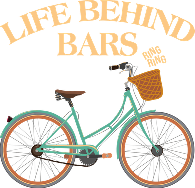 Funny VIntage Life Behind Bars Bike Bicycle Fan Sweatshirt