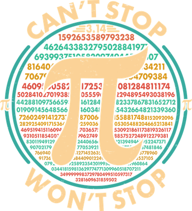 Funny Vintage Pi 3.14 Can't Stop Won't Stop Women's Sweatshirt
