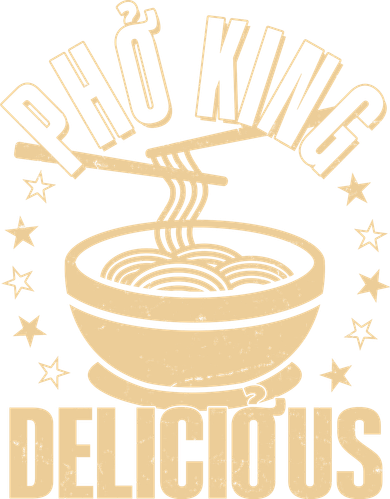 Funny Vintage PHO King Delicious Kids Long Sleeve Shirt