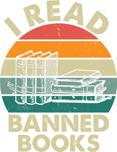 Funny VINTAGE RETRO I READ BANNED BOOKS Kids T-Shirt