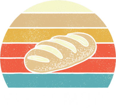 Funny Vintage Retro Yeast Mode Bread Baking Gift For Bakers Bakery Sourdough Gif Coaster