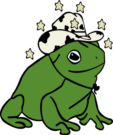 Frog With A Cowboy Hat Coaster