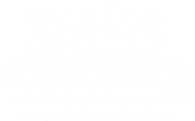 Funny Woke Definition Anti Woke Meme Gift Apron