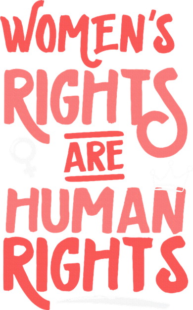 Feminist Women Rights Are Human Rights Women's Tank Top