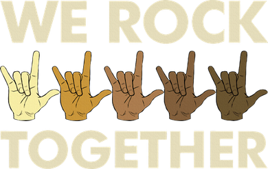 Funny We Rock Together Coaster