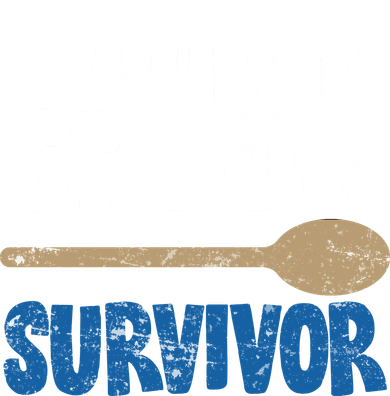 Funny Wooden Spoon Survivor Distressed Toddler Hoodie