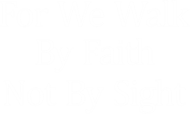 For We Walk By Faith Not By Sight Funny Gift Tumbler