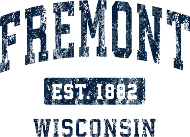 Fremont Wisconsin Wi Vintage Athletic Sports Design T-Shirt