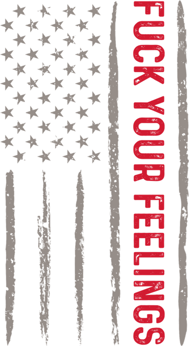 Fuck Your Feelings Vintage American US Flag 1 Coaster