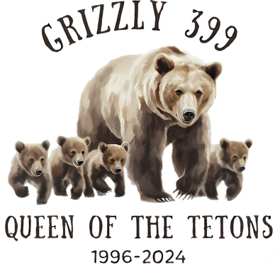 Grizzly 399 Queen Of The Tetons National Park Bear Pajama Set