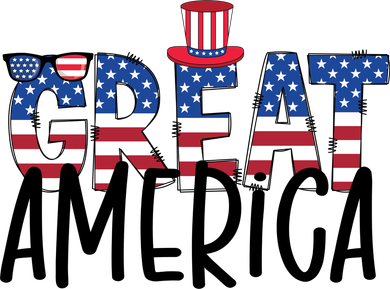 Great America 4th Of July Festive Usa Kids Hoodie