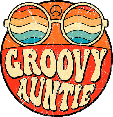 Groovy Auntie 70s Aesthetic Nostalgia 1970s Retro Aunt Tote Bag