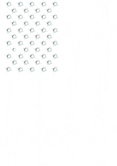 Vintage American Gun Rifle USA Flag Kids Long Sleeve Shirt