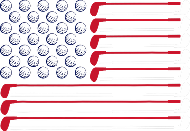 Golf American Flag Golf Player Lover Golfing Golfer Golf Towel