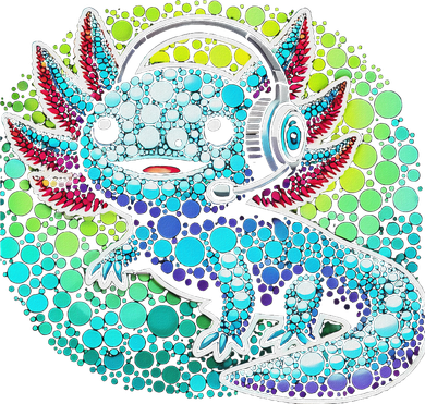 Gamer Axolotl Polka Dot Video Games Day Headphone Tote Bag