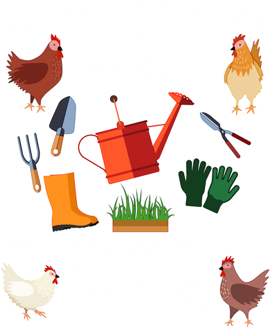 I Just Want Work In My Garden And Hang Out With My Chickens Kids Sweatshirt
