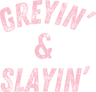 Greyin And Slayin Funny Grey Hair Workout Women's Hoodie