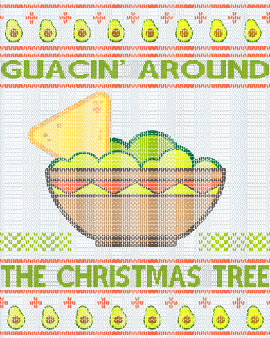 Guacin' Around The Christmas Tree Women's Hoodie