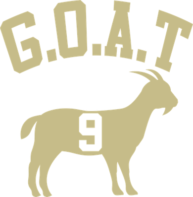  MVP Goat 9 Football  Button