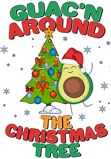 Guac'n Around The Christmas Tree Women's Hoodie