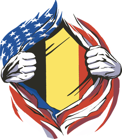 Germany And United States Flag Doggie Tank