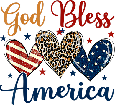 God Bless America Patriotic 4th Of July American Christians Kids Sweatshirt
