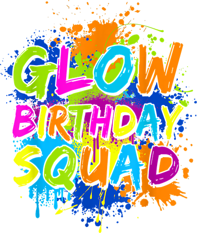 Glow Birthday Squad Retro 80s Costume Birthday Party Squad Women's Sweatshirt