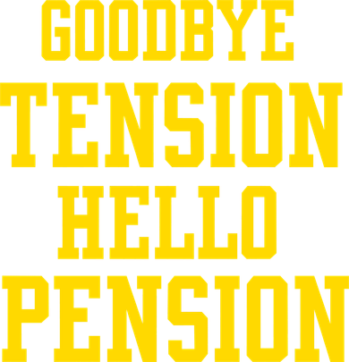 Goodbye Tension Hello Pension Kids T-Shirt