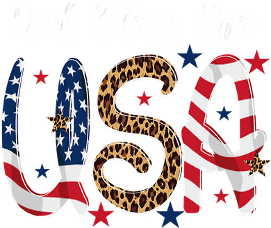 God Bless The USA American Flag Patriotic 11oz C Handle Ceramic Mug