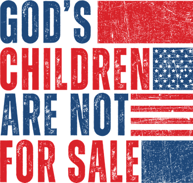 Gods Children Are Not For Sale Vintage Distressed Toddler T-Shirt
