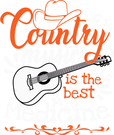 Guitar Country Music Lover Women's Long Sleeve Shirt