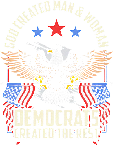 God Created Man And Woman Democrats Created The Rest Women's Tank Top