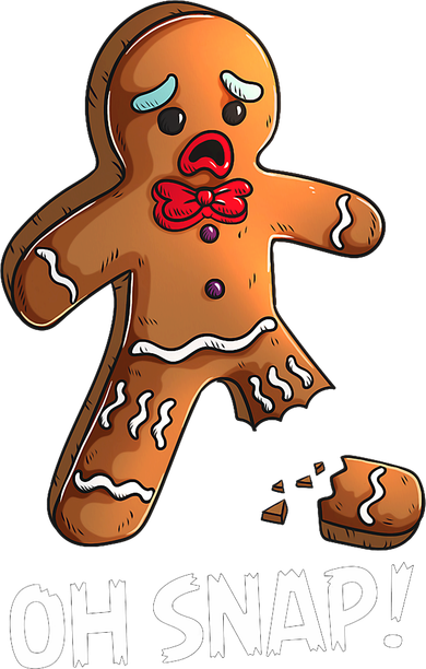 Gingerbread Christmas Market Baking Gingerbread Man Oh Snap Coaster