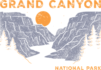 Grand Canyon National Park Arizona Vintage Backpack