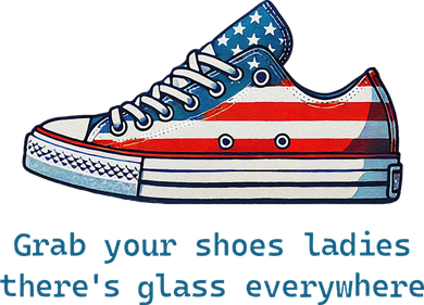 Glass Ceiling Shoe First Woman President Kamala Harris Tumbler