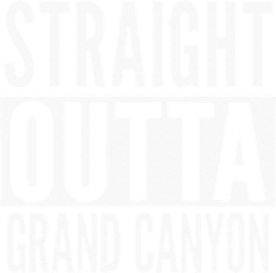 Grand Canyon Straight Outta College University Alumni Backpack
