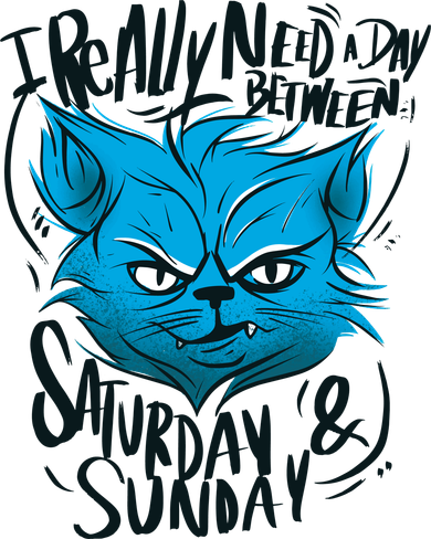 Grumpy Cat Weekend Funny Kids Long Sleeve Shirt