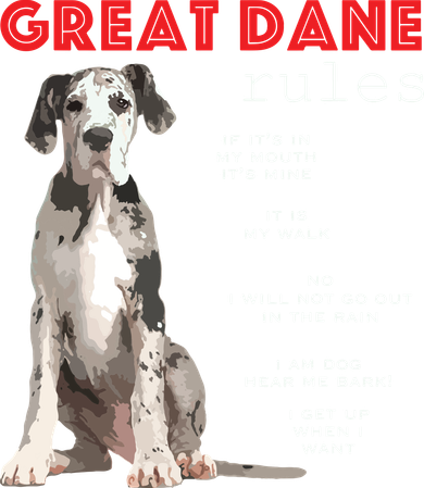 Great Dane Funny Great Dane Lover Button