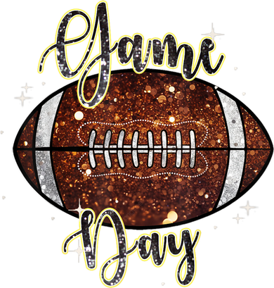 Game Day Football Bling Bling Football Lover Fall Autumn Polo