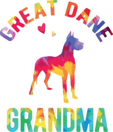 Great Dane Grandma Great Dane Nana Great Dane Dog Lover Kids T-Shirt