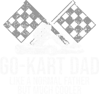 GoKart Dad Kart Racing GoCart Karting Gift For Daddy Polo