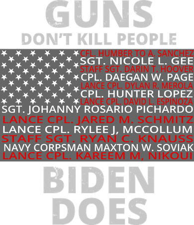 Guns Don't Kill People Biden Does 13 American Heroes Kids Sweatshirt