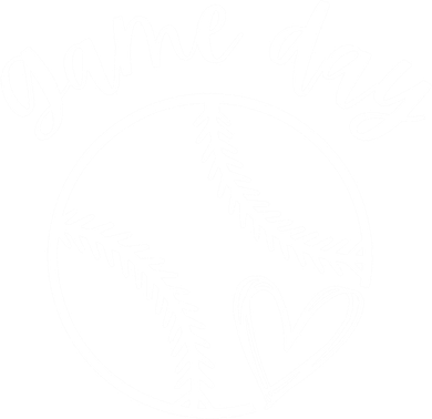 Game Day Softball Heart Love S Or Baseball Great Gift Golf Towel